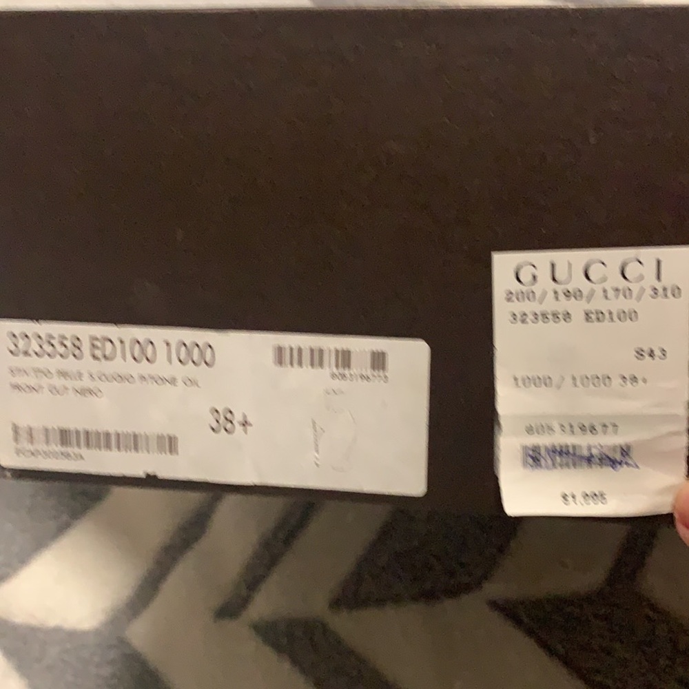 Gucci Black Python Booties Size 38.5 - image 7